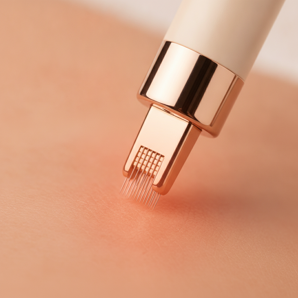 RF and microneedling skin tightening treatment device at REDI Dermatology